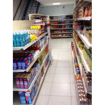 Gondole double-face magasin d'alimentation