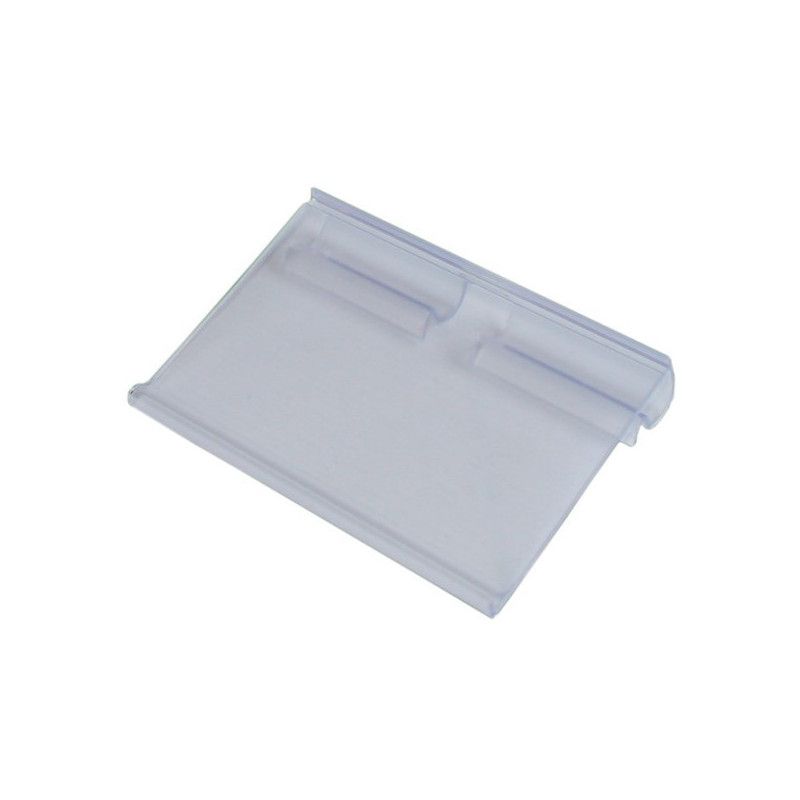 SOLDE Porte-étiquette BLEU à clipser sur étagère en plastique couleur
