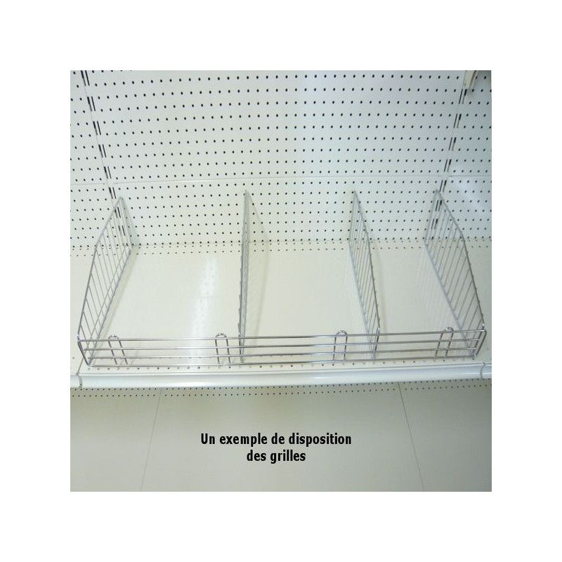 Grille de Separation Laterale pour tablette de gondole