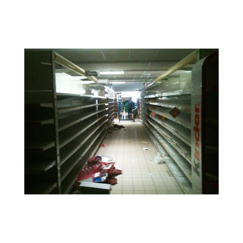 Gondole occasion centrale et murale - lot de rayonnage occassion