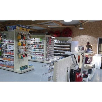 Agencement Gondole magasin de bricolage