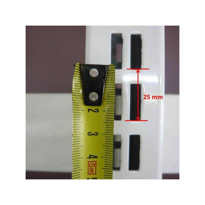 Montant perforé de gondole longueur 1200 mm, Achat vente d'agencement - Equipement et Rayonnage