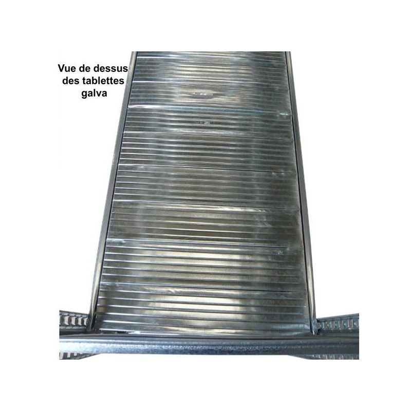 Echelle du rayonnage galvanisée
