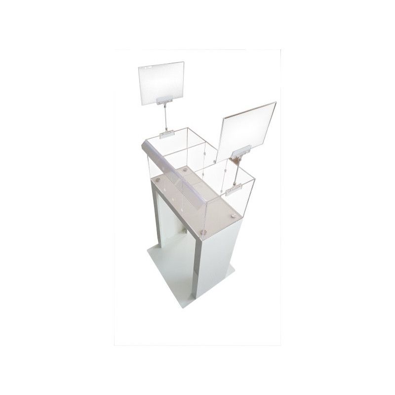 Pack de fixation en plexiglas transparent (Made in France)