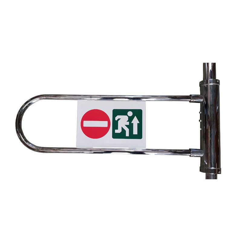 Pictogramme portillon pour barre de guidage
