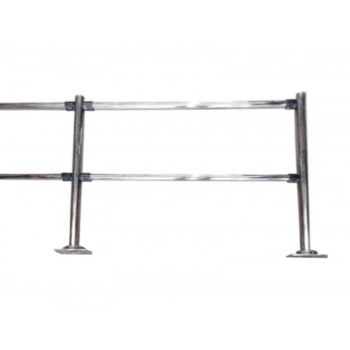 Exemple de réalisation avec des tubes pour barre de guidage L. 1 000 mm et D. 40 mm