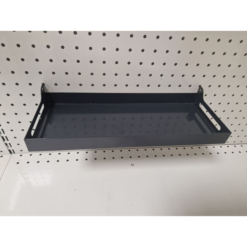 Étagère Pour Armoire Rack 19" - 2 Unités, Profondeur 250 Mm - Charge Max 25 Kg - Couleur Gris RAL7035