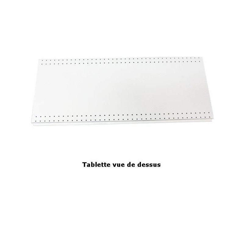 Tablette de gondole profondeur 300 mm - Longueur 700 mm - Achat/Vente Kit Tablettes - Boutique