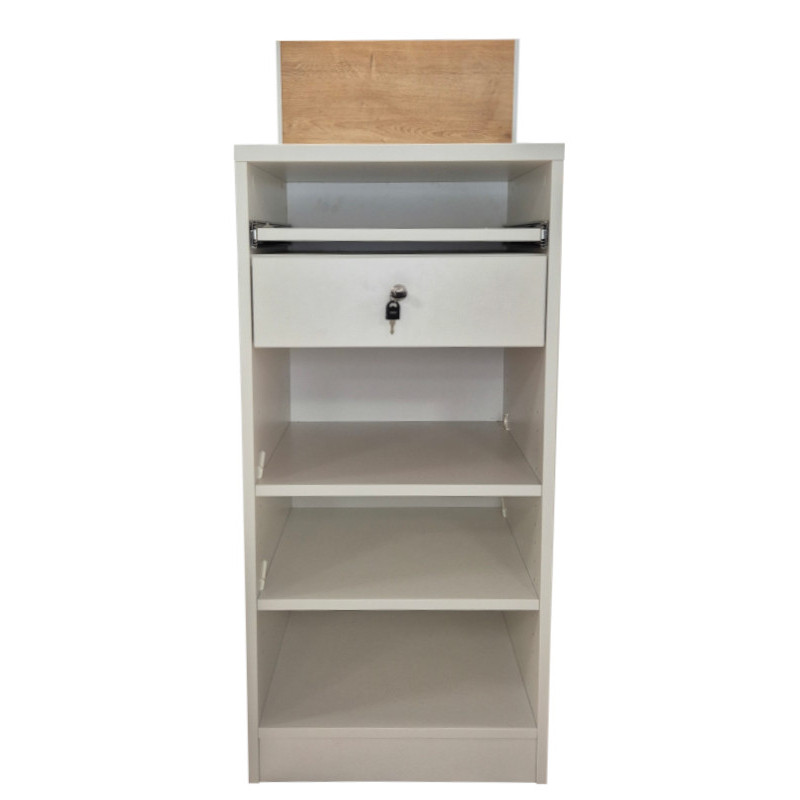 Meuble ou comptoir avec support fond rainuré vu coté entreprise Meuble ou comptoir avec support fond rainuré vu coté entreprise