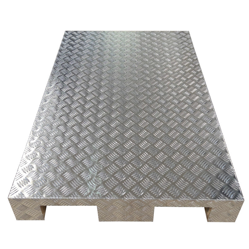 Habillage metallique de palette europe