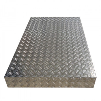 Couvre palette métalique en aluminium a damier