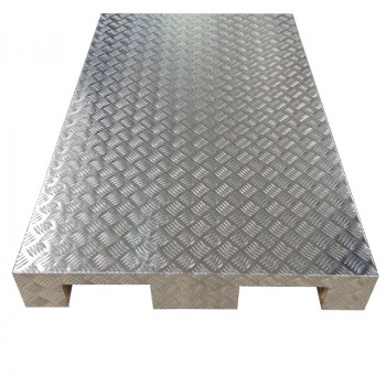 Habillage metallique de palette bois europe