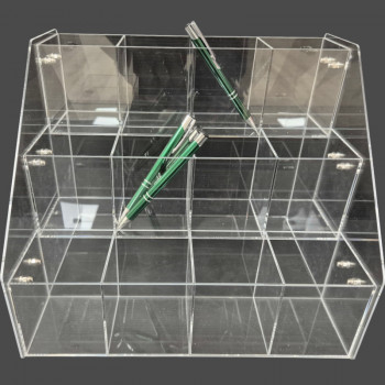Présentoir plexi 12 casiers