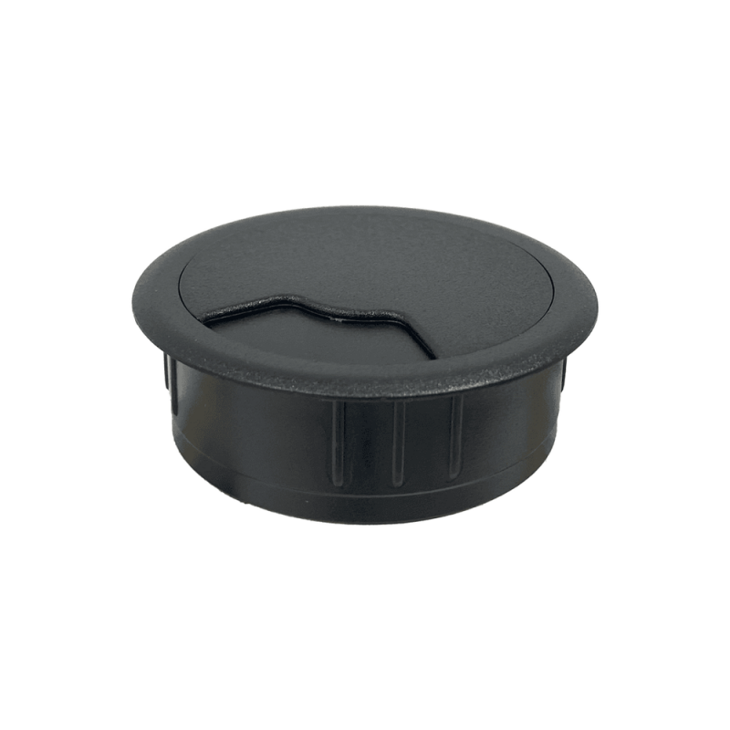 Obturateur passe cable noir de 60 mm