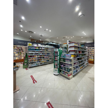 Gondole centrale avec TG pour pharmacie