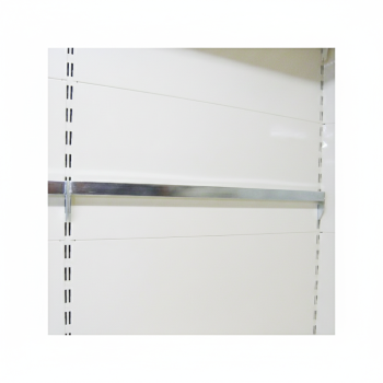 Barre de charge pour gondole fond lisse ou perforé