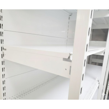 Kit tablette de gondole rack blanche