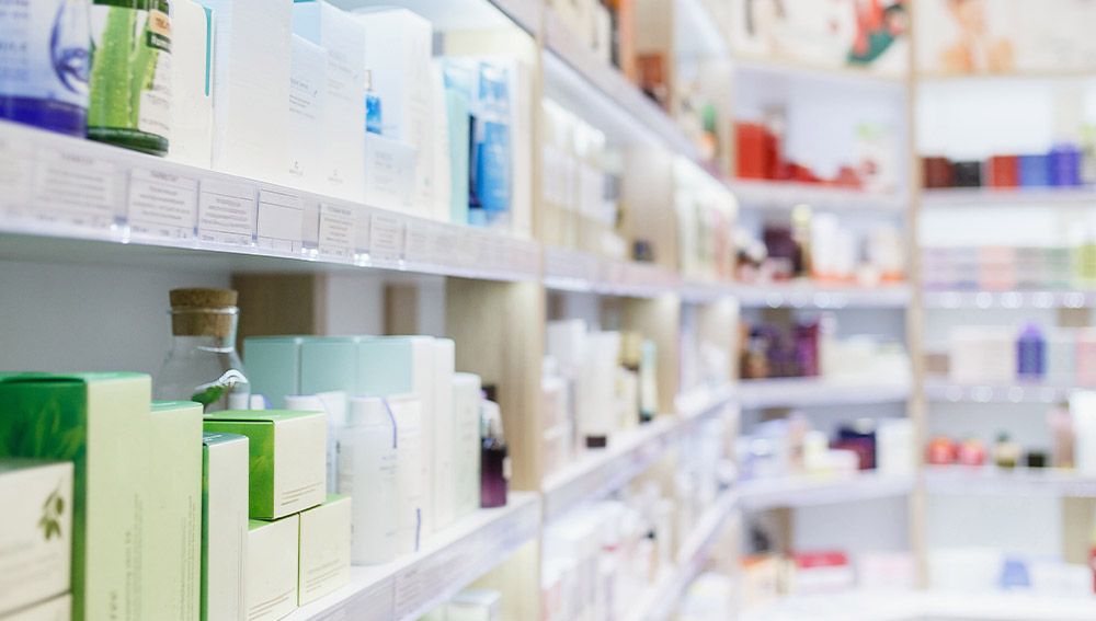 Solutions d'étagères pour pharmacies